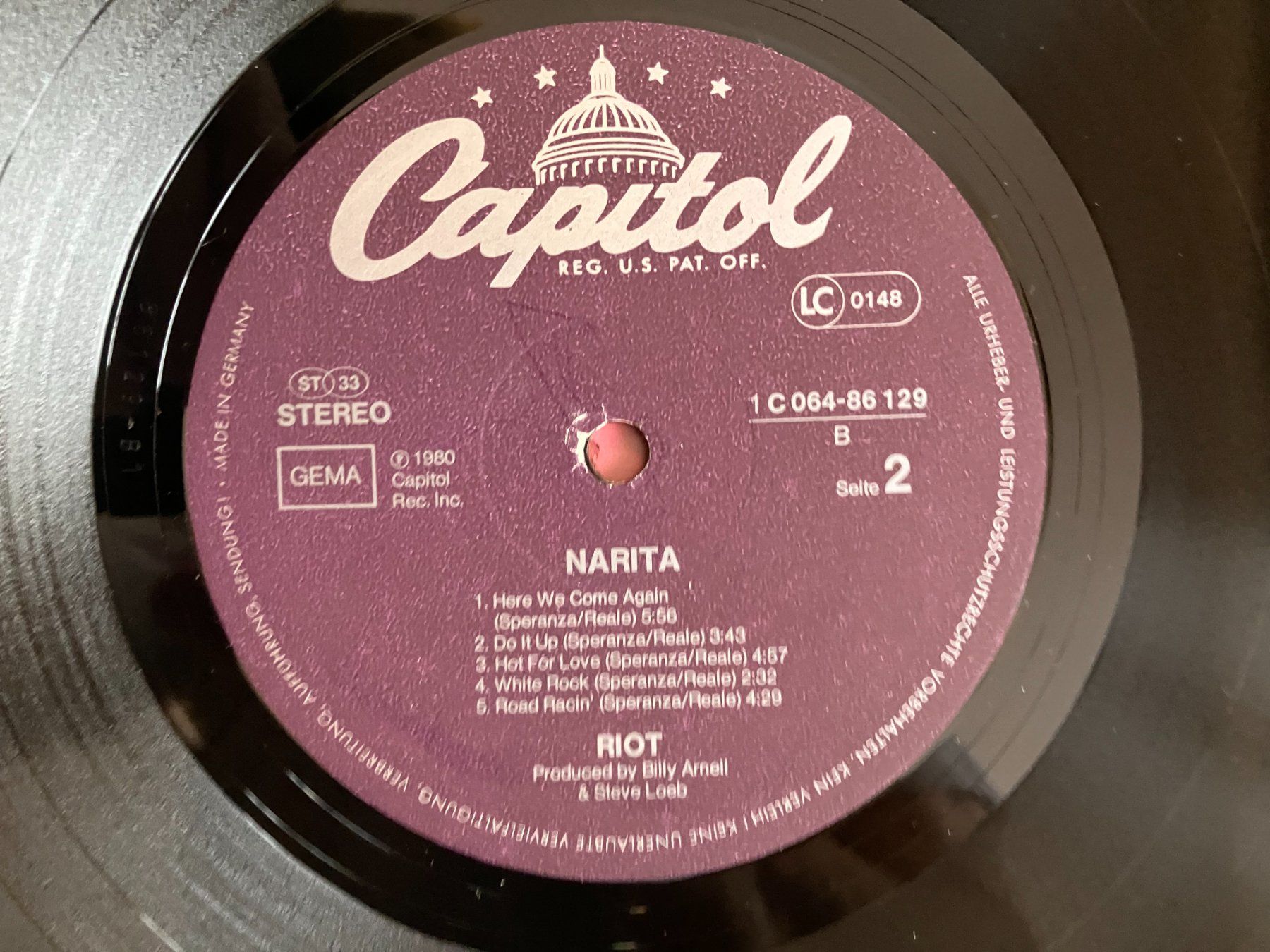 Schallplatten: Riot – Gebraucht aus Aarwangen von Jukebox3 8