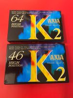2 AXIA K2 46 und 64 Chrom Kassetten sehr selten original!