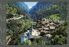 AK color Stalden VS Blick ins Saas-Tal ≈ 1986