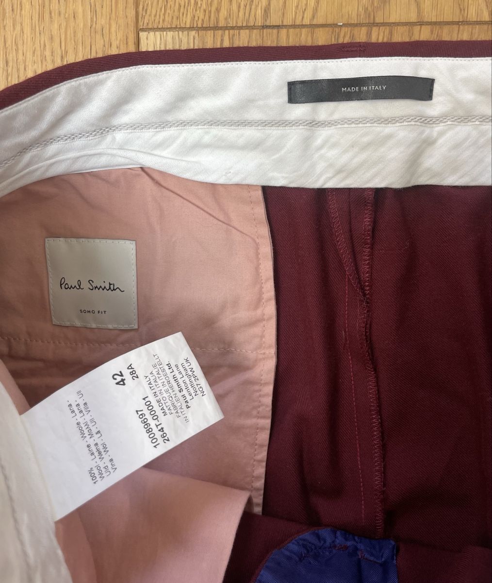 Paul Smith Pantaloni: Paul Smith wool trousers size 38 – Usato da Yverdon-les-Bains venduto da pen_bbz8 1