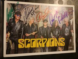 Scorpions - handsigniert - 15x20cm