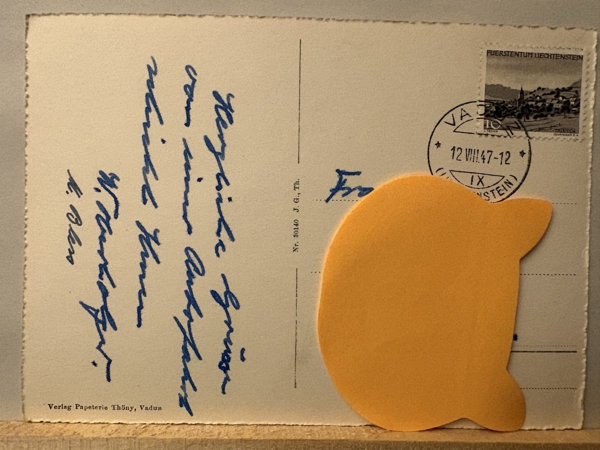 Cartoline postali: AK von Schloss Vaduz – Usato da Rümlang venduto da Kartenpost1 1