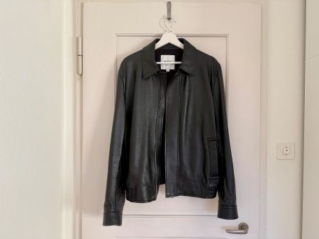 COS Lederjacke schwarz Grösse M *Neuwertig*