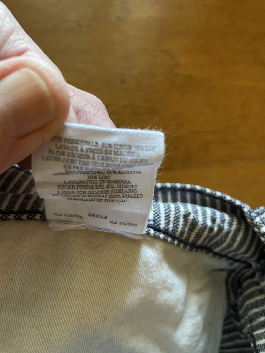 Jeans: YMC Jeans XS grau/weiss gestreift – Usato da Bertschikon Gossau venduto da kel_wf2y 7