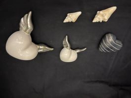 Dekorationen (Herze, Steine, Muscheln)