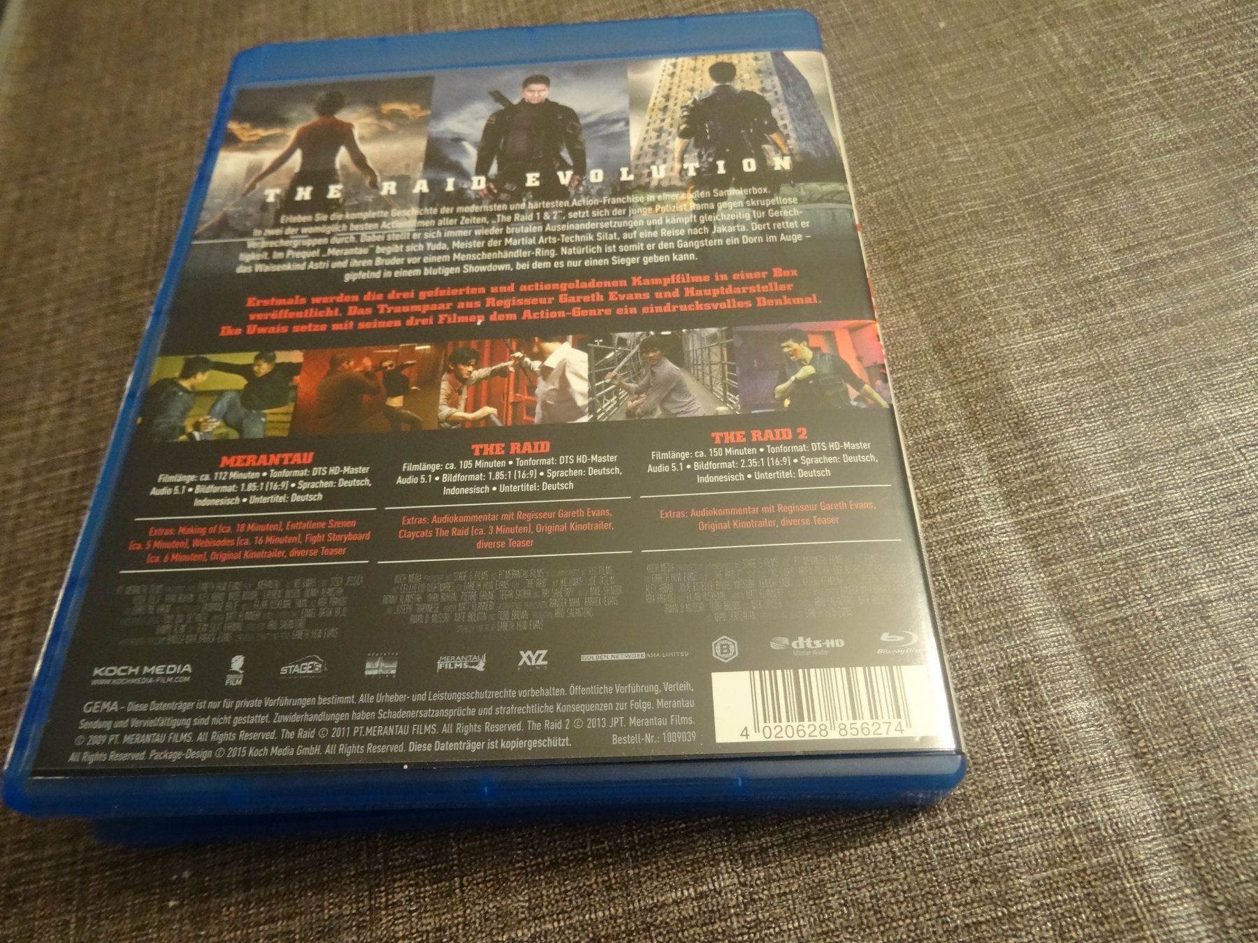 Alle DVDs: The Raid Evolution Trilogie Blu-ray 3 Filme – Gebraucht aus Olten von Disc-Verkauf 5