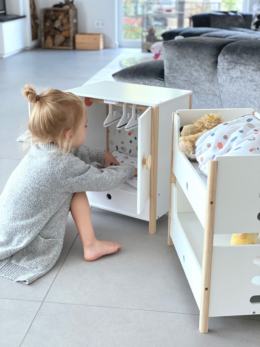 Armadi: Puppenschrank "Little Button" – Nuovo e nell'imballaggio originale da Wettingen venduto da Swala 6