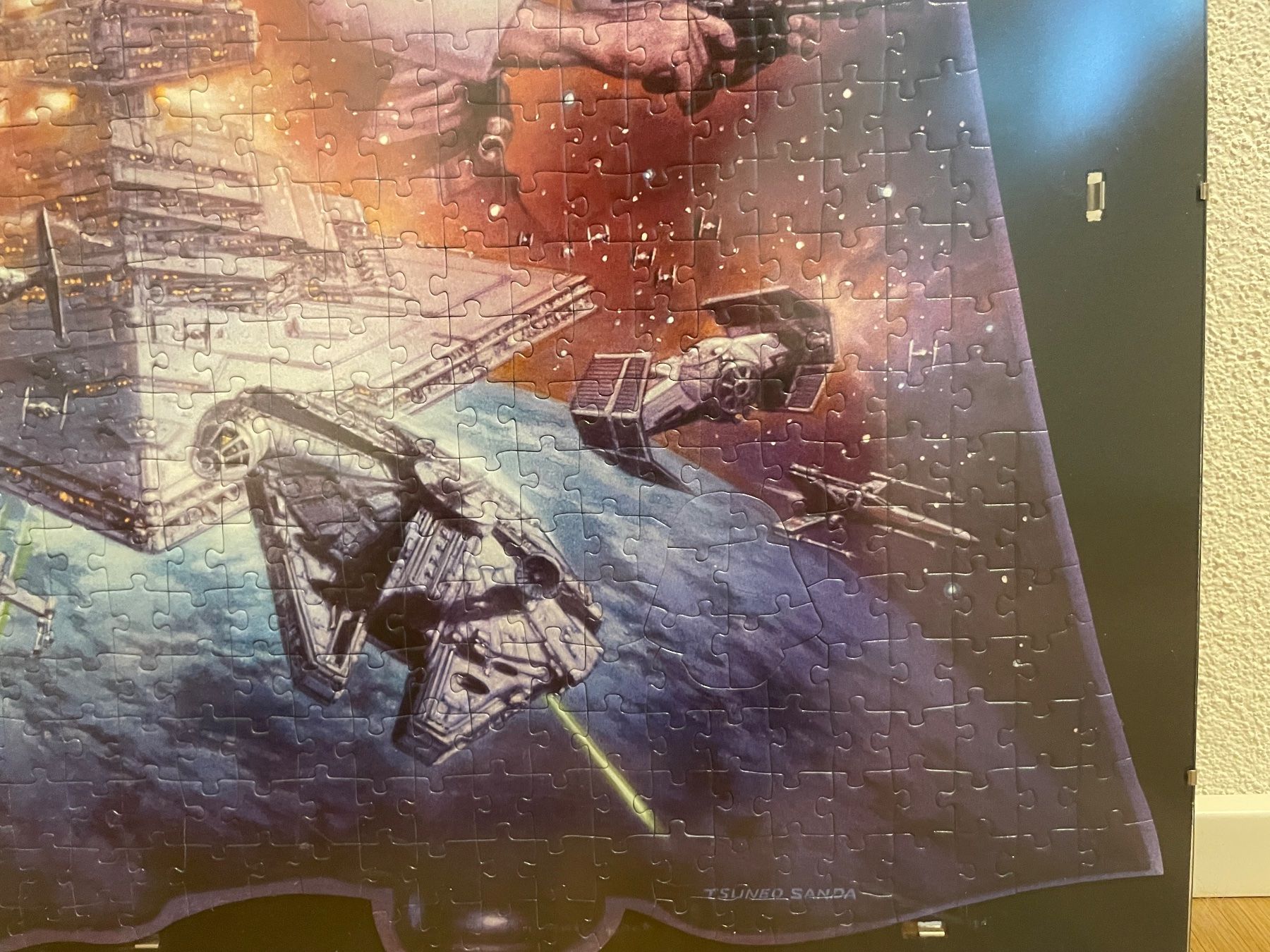 Ravensburger Puzzle: Ravensburger STAR WARS Darth Vader Form-Puzzle Gerahmt – Usato da Dietikon venduto da ambra-kamil 6