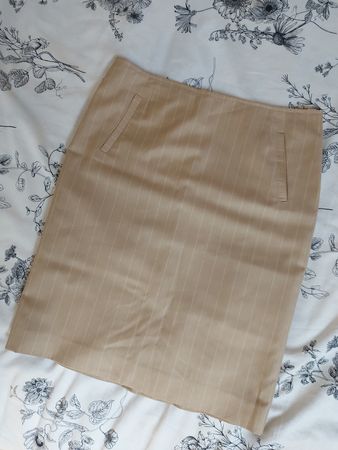 Jupe Burberry vintage soie / laine - T. L