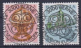 G35) 1983 Europa 698-699, ET Vollstempel