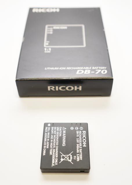 Vhbw Batteria Di Ricambio DB-70 Per Fotocamera Ricoh - Li-Ion 600mAh 3,6V - Sostitutiva