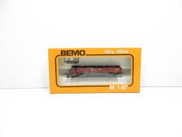 Bemo H0m 2268 RhB Niederbordwagen mit Bremserbühne Xk 8613