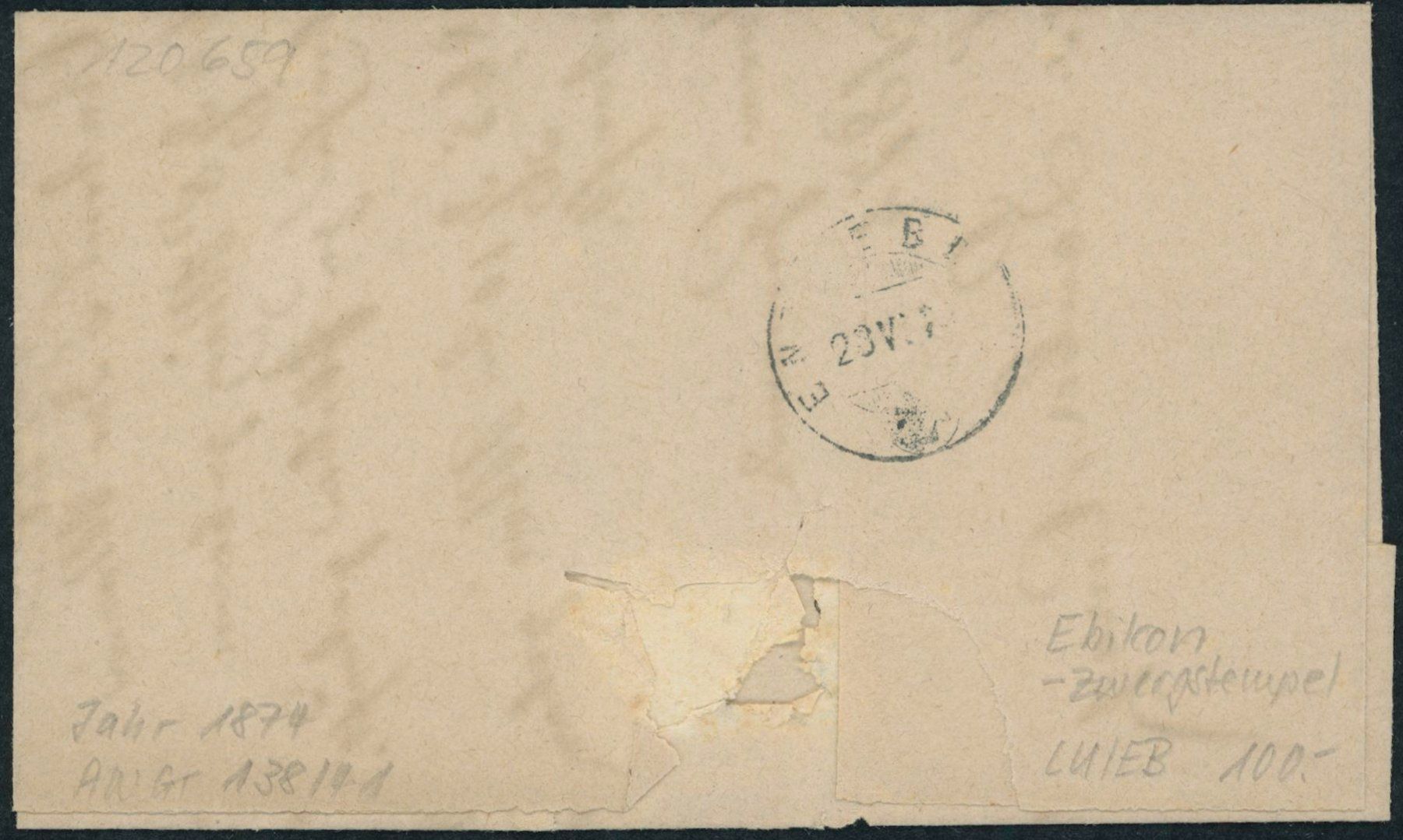 Tutti i francobolli: LU Ebikon - Zwergstempel - Brief – Usato da Schindellegi venduto da leecollect 1