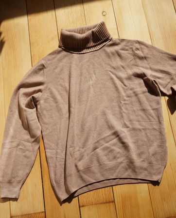 Merino Rollkragenpullover Filippo De Laurentiis braun
