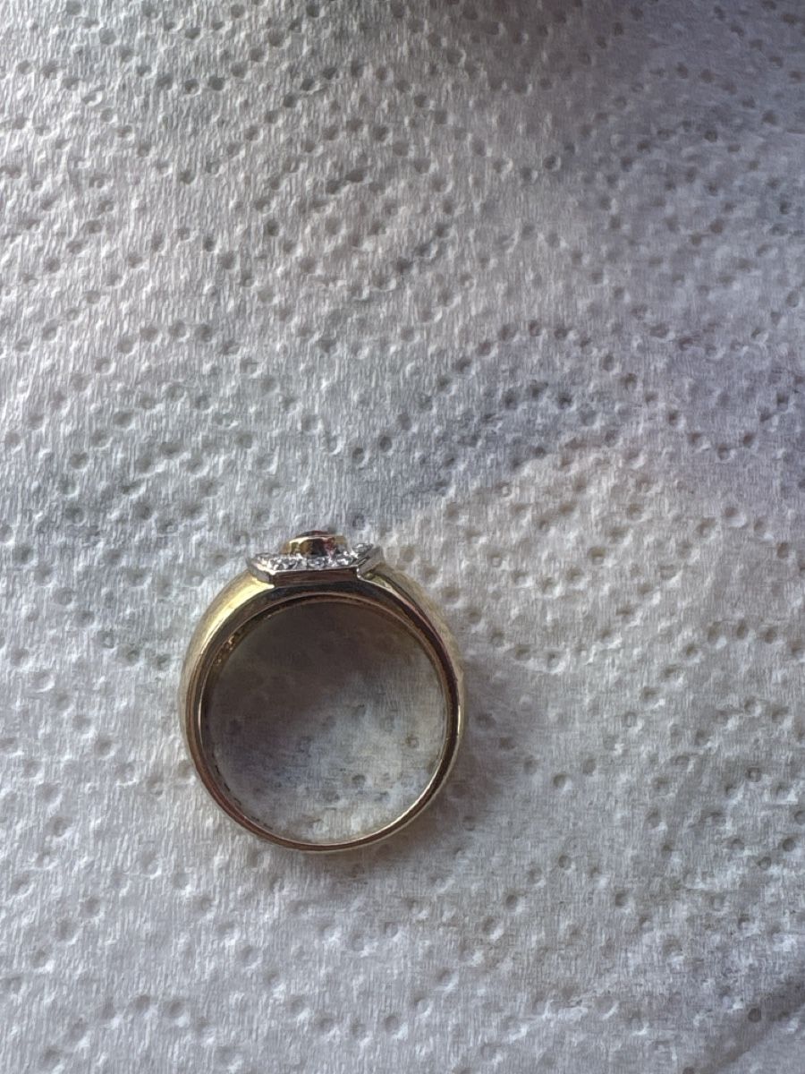 Anelli: Bague or 18K rubis et diamants – Usato da Versoix venduto da tem_f7yk 1