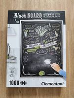 Puzzle blackboard cocktails