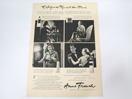 1950 Orig. Werbung, Anne French