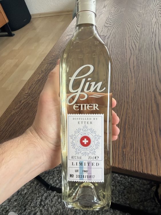 Etter Gin, Limited Edition, 40% Vol. - Schweizer Produkt (Neu und ...