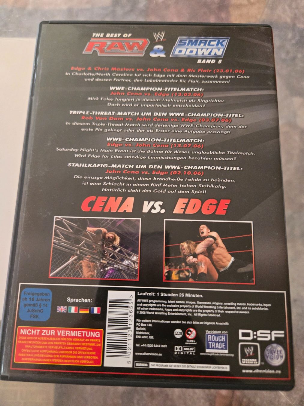 Tutti i DVDs: WWE: Cena vs Edge DVD – Usato da Bussigny venduto da Kfdlt 1