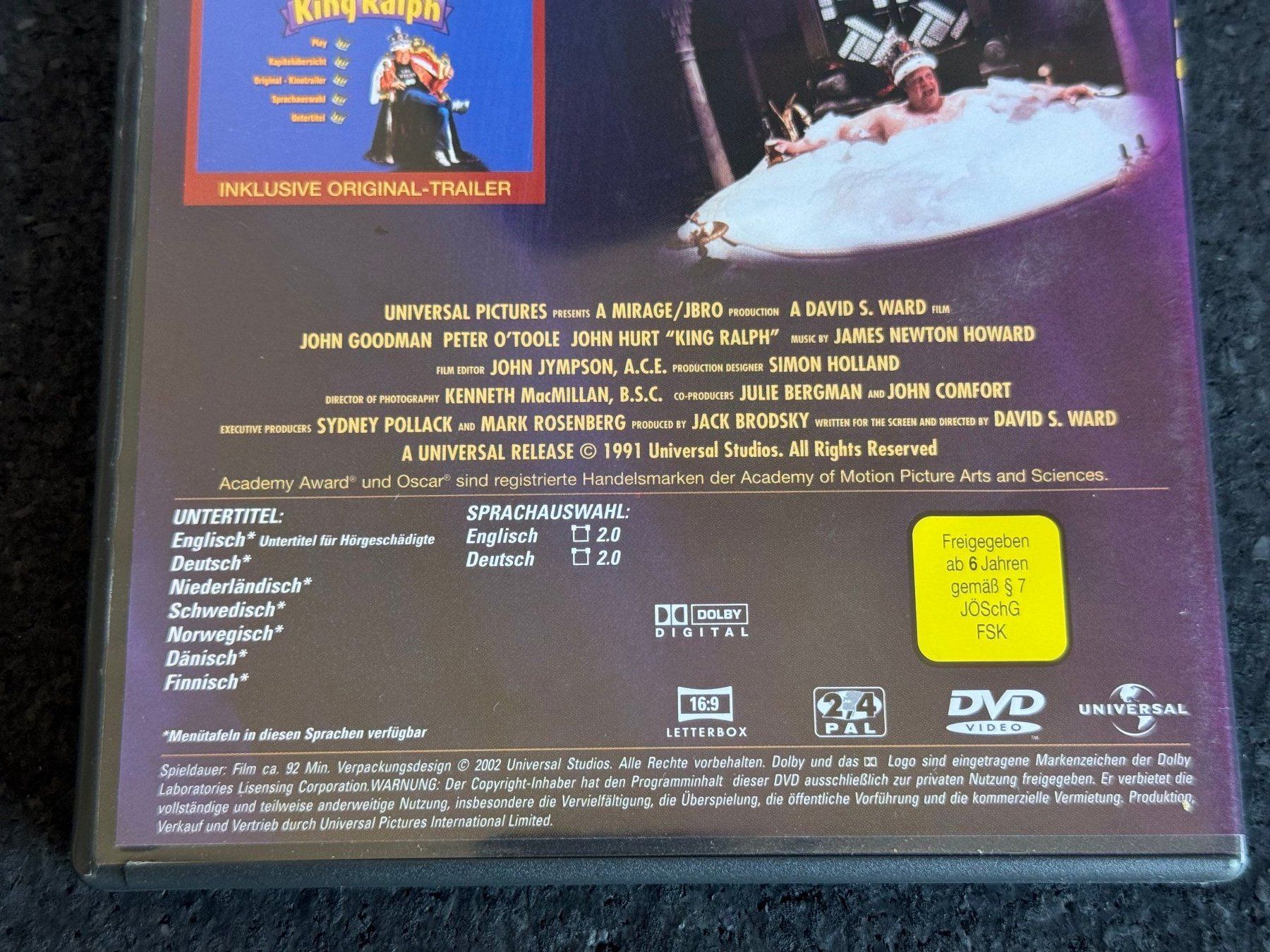 Alle DVDs: King Ralph DVD DE/EN John Goodman - Peter O'Toole – Gebraucht aus Fribourg von tschjoly 3