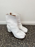 Maison margiela white tabi boots size 37 heel 5cm