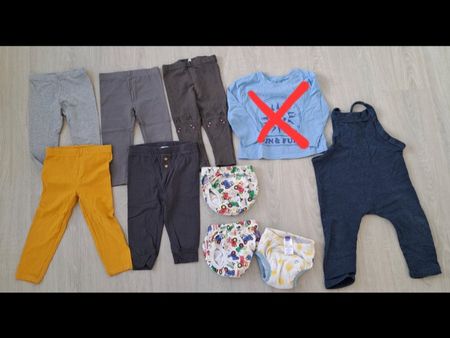 lot vêtements fille t.80-86 18 mois