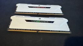 32GB Ram DDR4 3200 MHz - Corsair Vengeance RGB Pro SL White