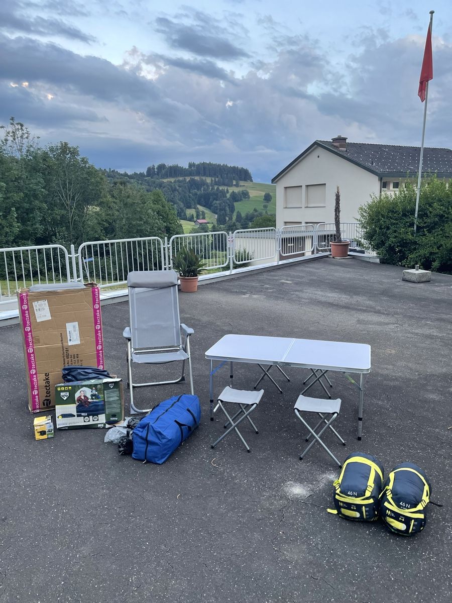 Tentes: Camping-Set komplett wie neu – Neuf (Voir description) à Walde SG par art_v6t8