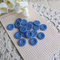 20 Knopfe blau Jeans boutons bleu bouton