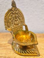 Öllampe Windlicht indisch Messing Kerzenständer Tempel asia