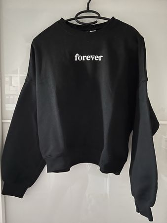 Sweatshit schwarz Grösse XS/S