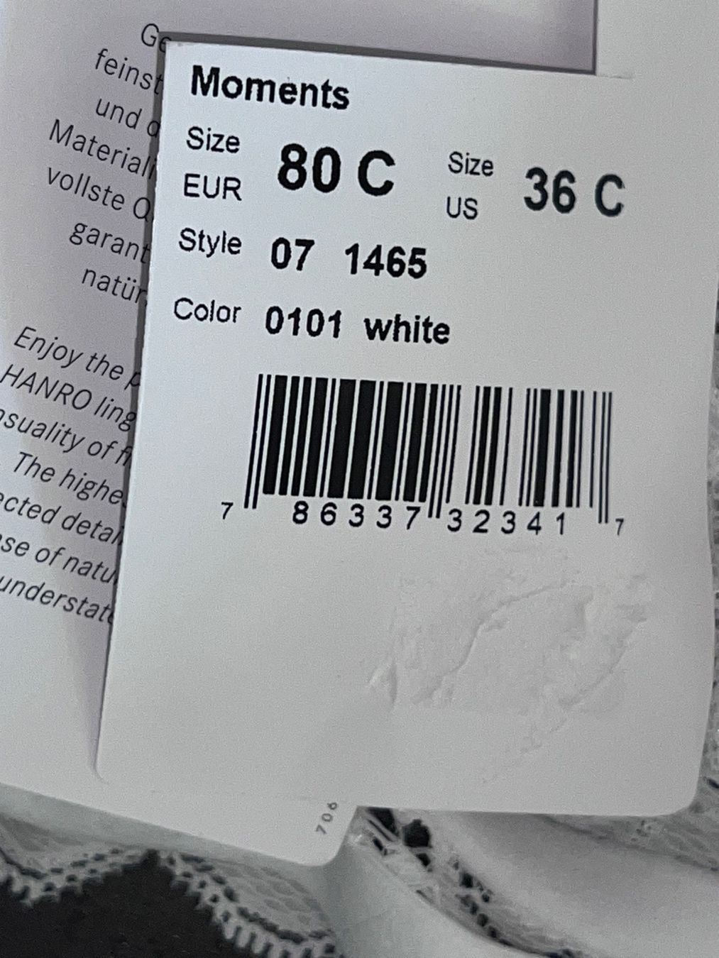 Hanro Altra biancheria intima: BH HANRO 80C neu – Nuovo (secondo la descrizione) da Dornach venduto da samuti 1