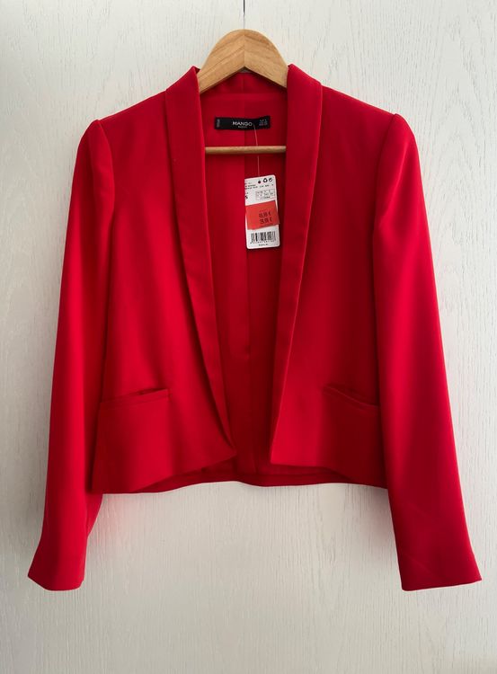 Mango Giacche: Schicker roter Blazer Gr. 36 – Nuovo e nell'imballaggio originale da Wilen b. Wollerau venduto da cho_7k6w
