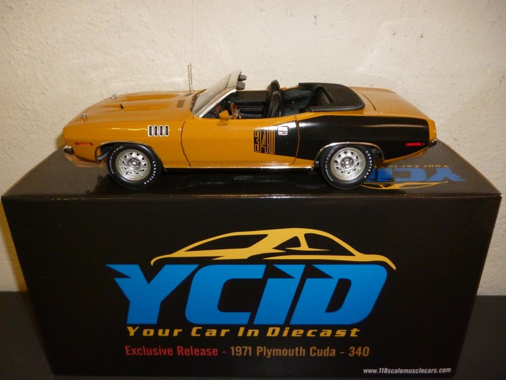 1/18 scale, YCID, 1969 COPO CAMARO in BURNISHED BROWN, 1 of 199