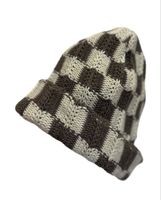 Sundays.xyz Beanie kariert guter Zustand