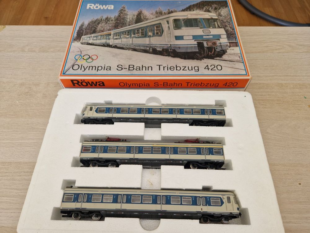 Röwa 1301 Set Olympia S-Bahn Triebzug BR 420 DB H0 | Kaufen auf Ricardo