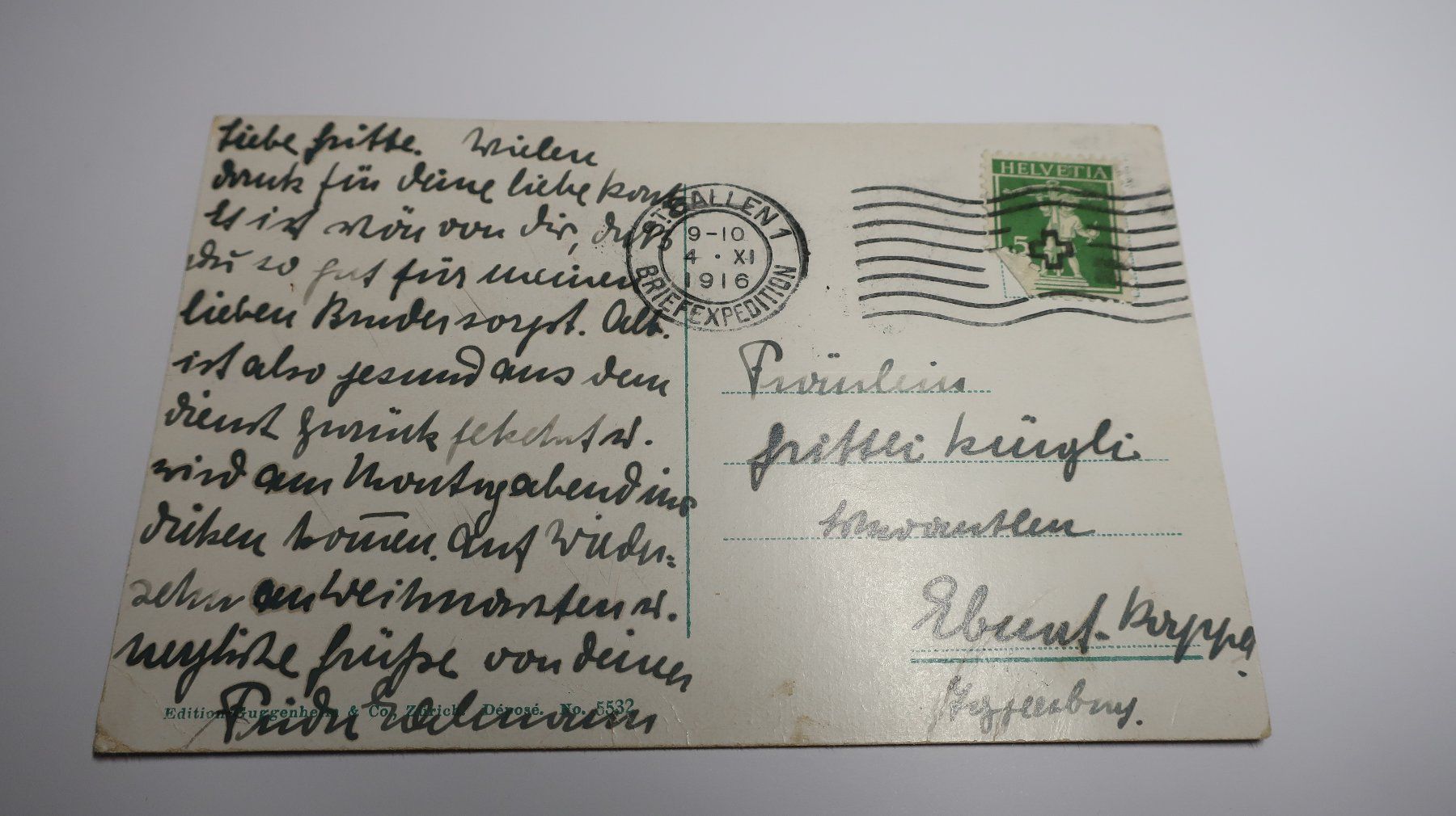 Ansichtskarten: St. Gallen Stiftskirche – Gebraucht aus Cormoret von Pascalll2001 4