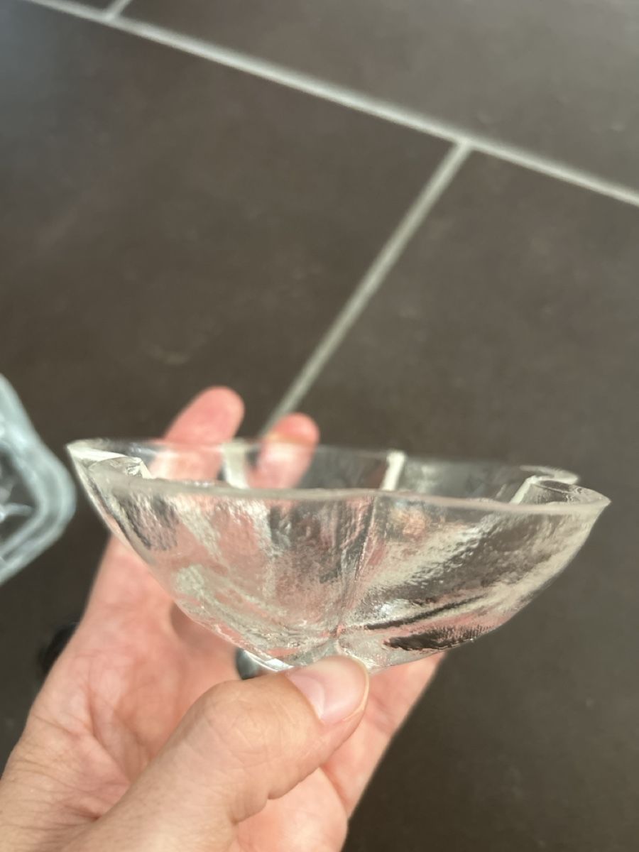 Portacandele: 3 Kerzenständer aus Glas – Usato da Winterthur venduto da Guizza93 3