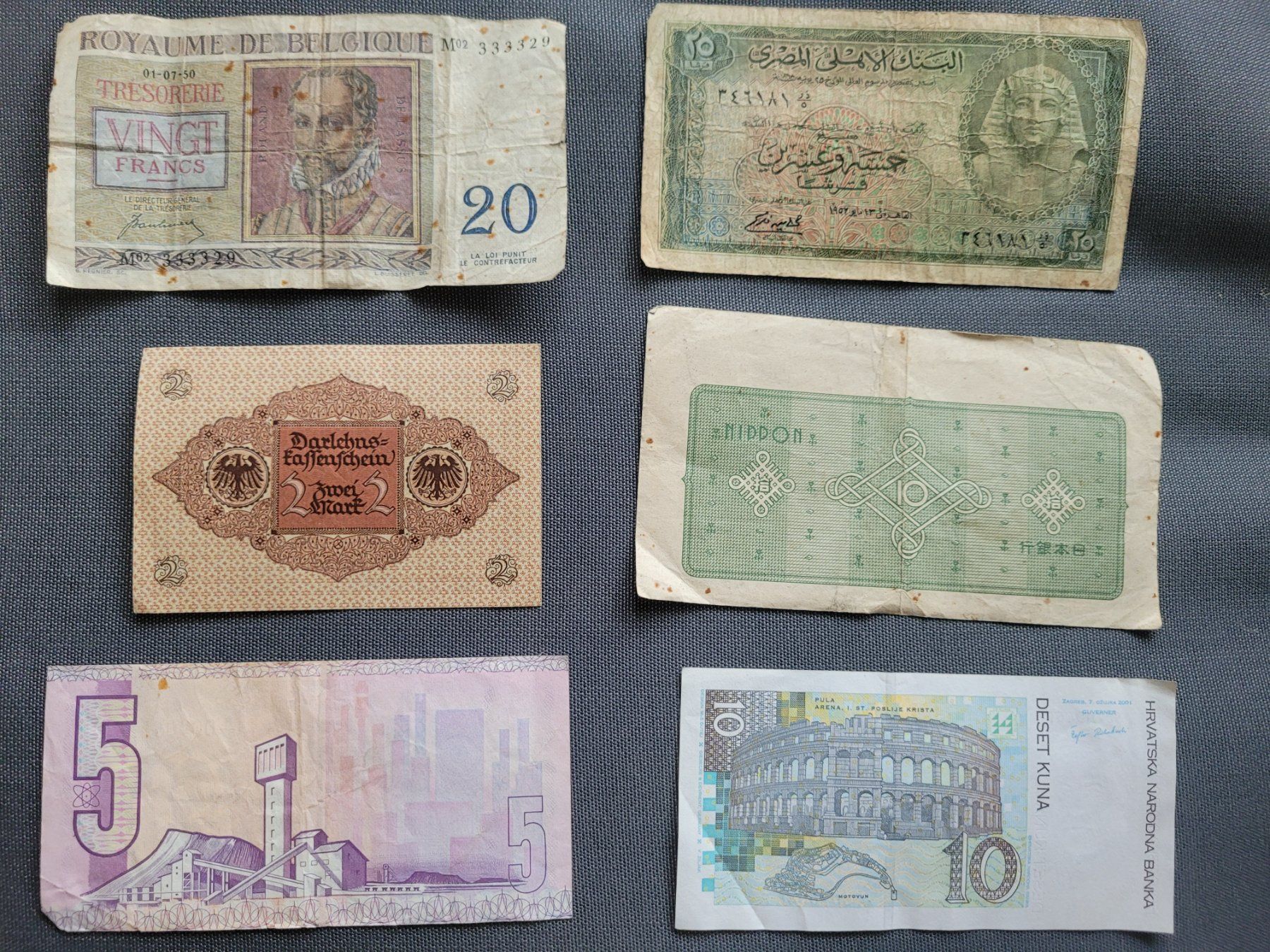 Banknoten: Banknoten Konvolut – Gebraucht aus Kriens von KTP