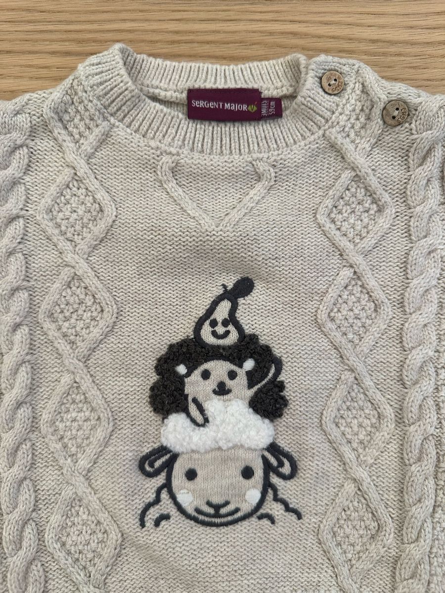 Maglioni & Felpe: Kinder Pullover Sergeant Major creme farben 59cm – Usato da Zürich venduto da emily.sch 2
