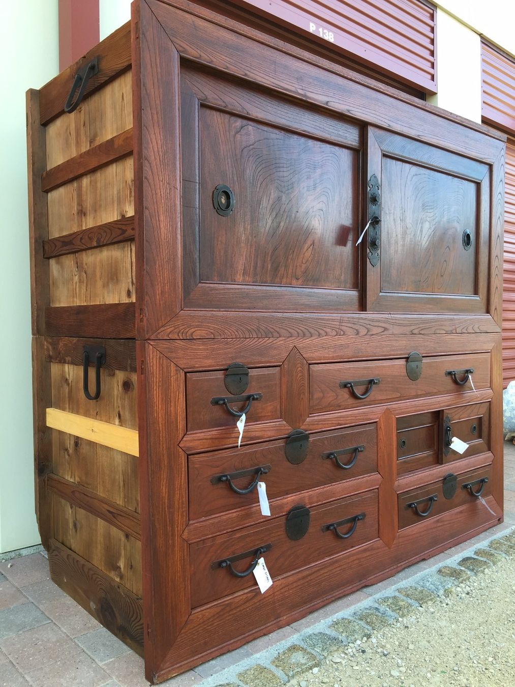Cassettiere: Tansu Meiji japonais commode bois massif – Usato da Lausanne venduto da makenaikimuchi 1