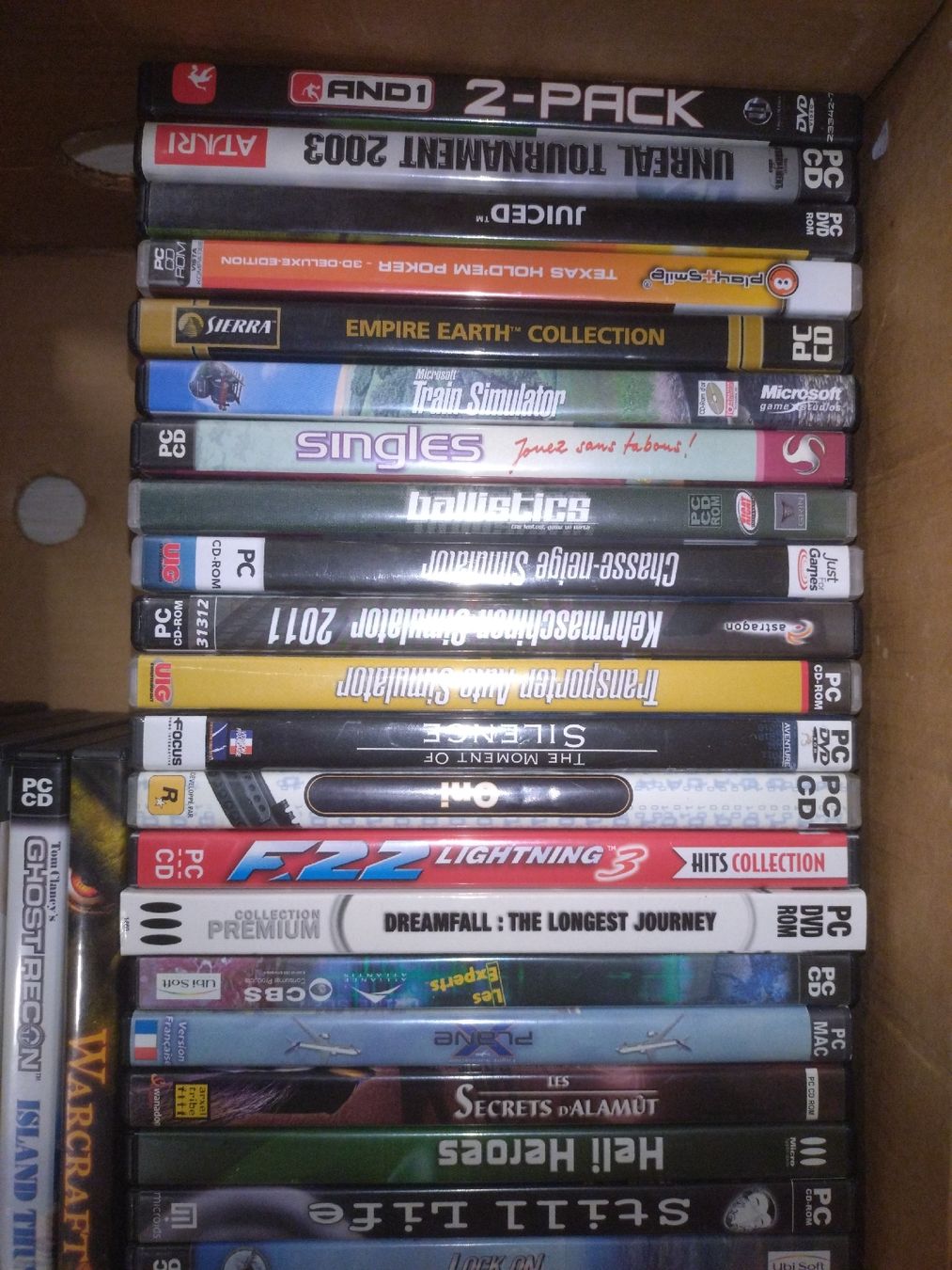 Giochi: Jeux PC divers - Warcraft, Atlantis, Exile, Star Wars – Usato da Farvagny-le-Grand venduto da LaCaverne 2