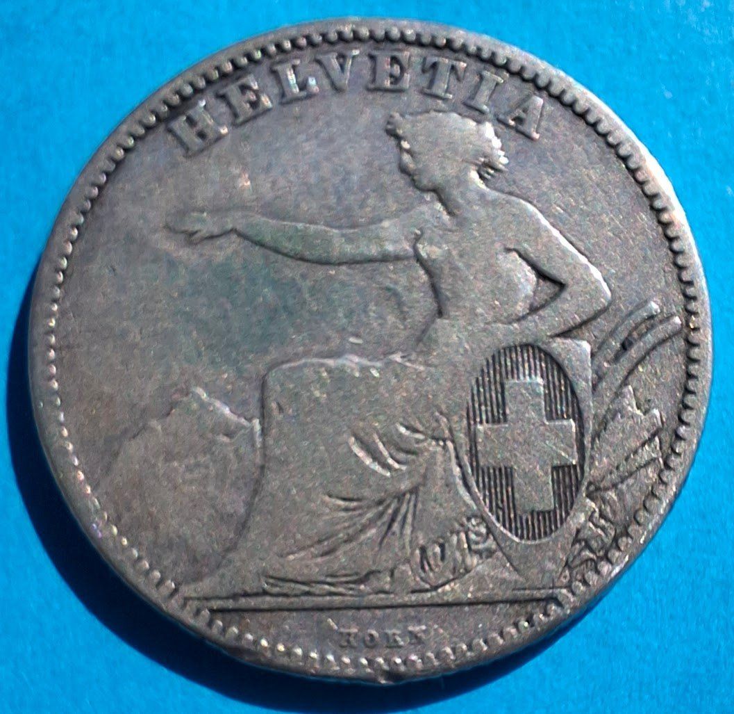 Tutti le monete: CHF___2.00 1863 TB – Usato da Fribourg venduto da Kiki020 1