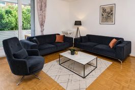 Sofa dunkelblau guter Zustand