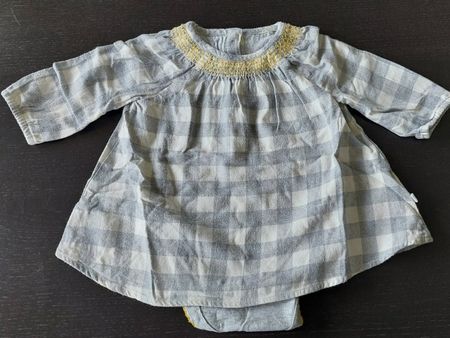Kleid Langarm mit integrierten Body von mothercare 3-6m