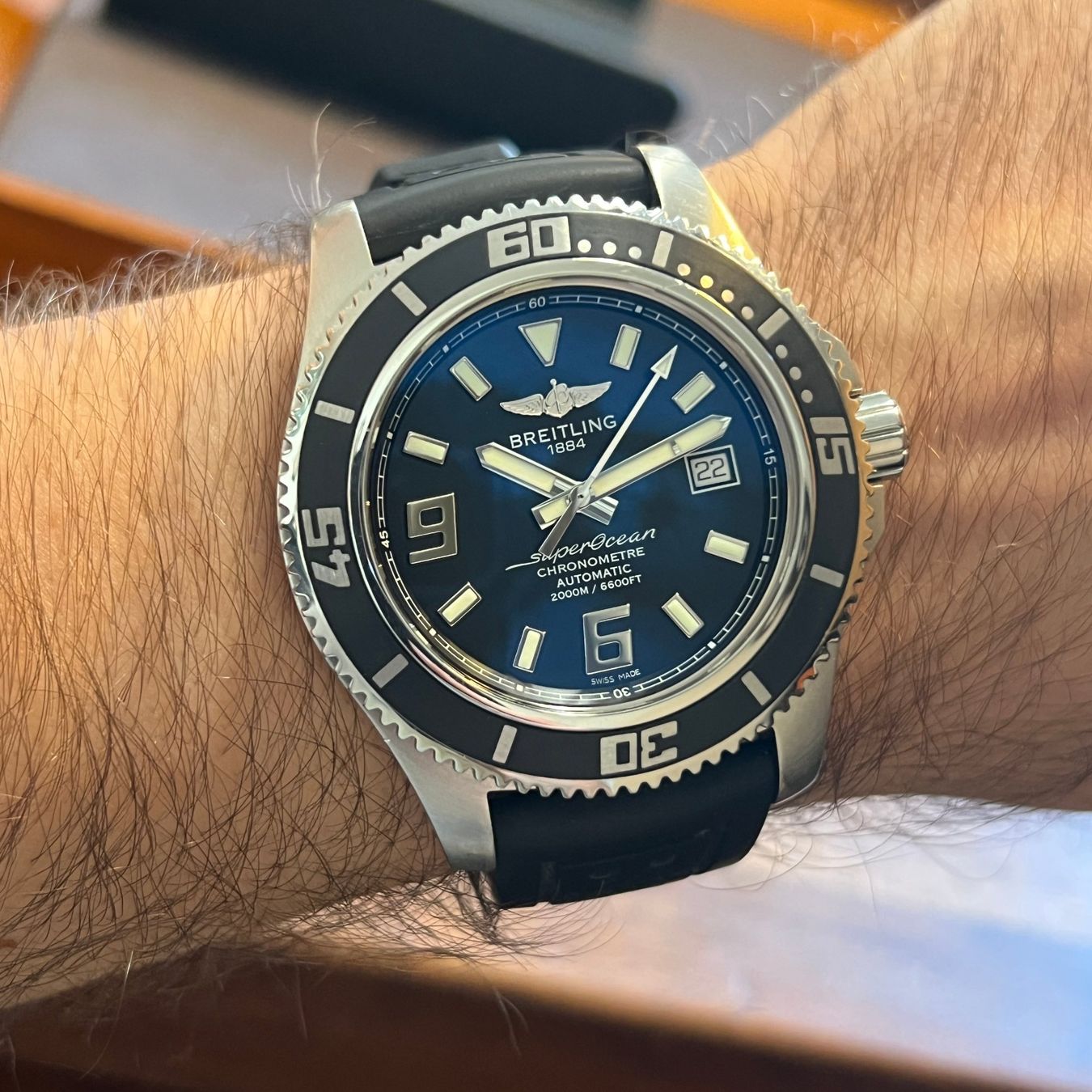 Breitling Orologi: FLASH SALE Breitling Superocean 44 Full Set A1739102/BA77 – Usato da Carouge GE venduto da Watchaser 3