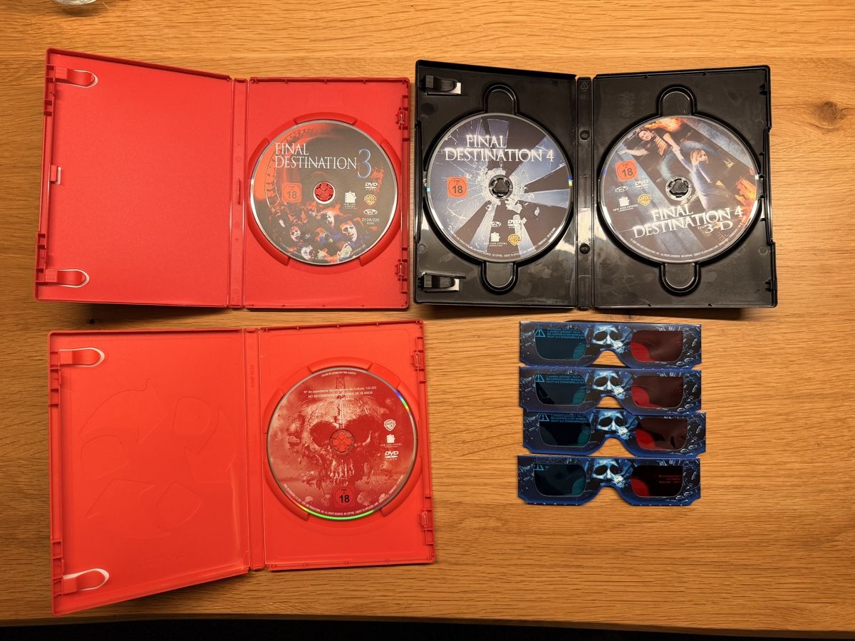 Tutti i DVDs: DVD - Final Destination 3-5 – Nuovo (secondo la descrizione) da Büsserach venduto da hua_1993 1