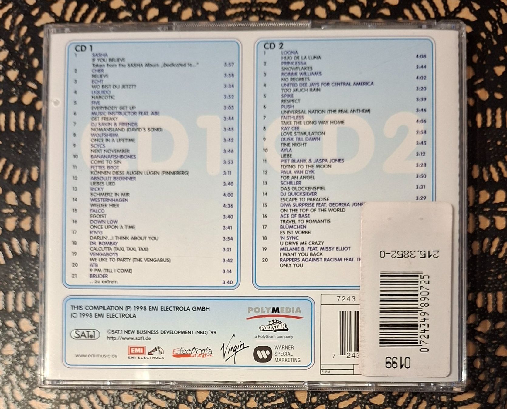 CDs: Mega Hits 99 Die Erste,2CD Pop Hit Compilation Sampler 1999 – Gebraucht aus Schönenberg TG von breiti12 1