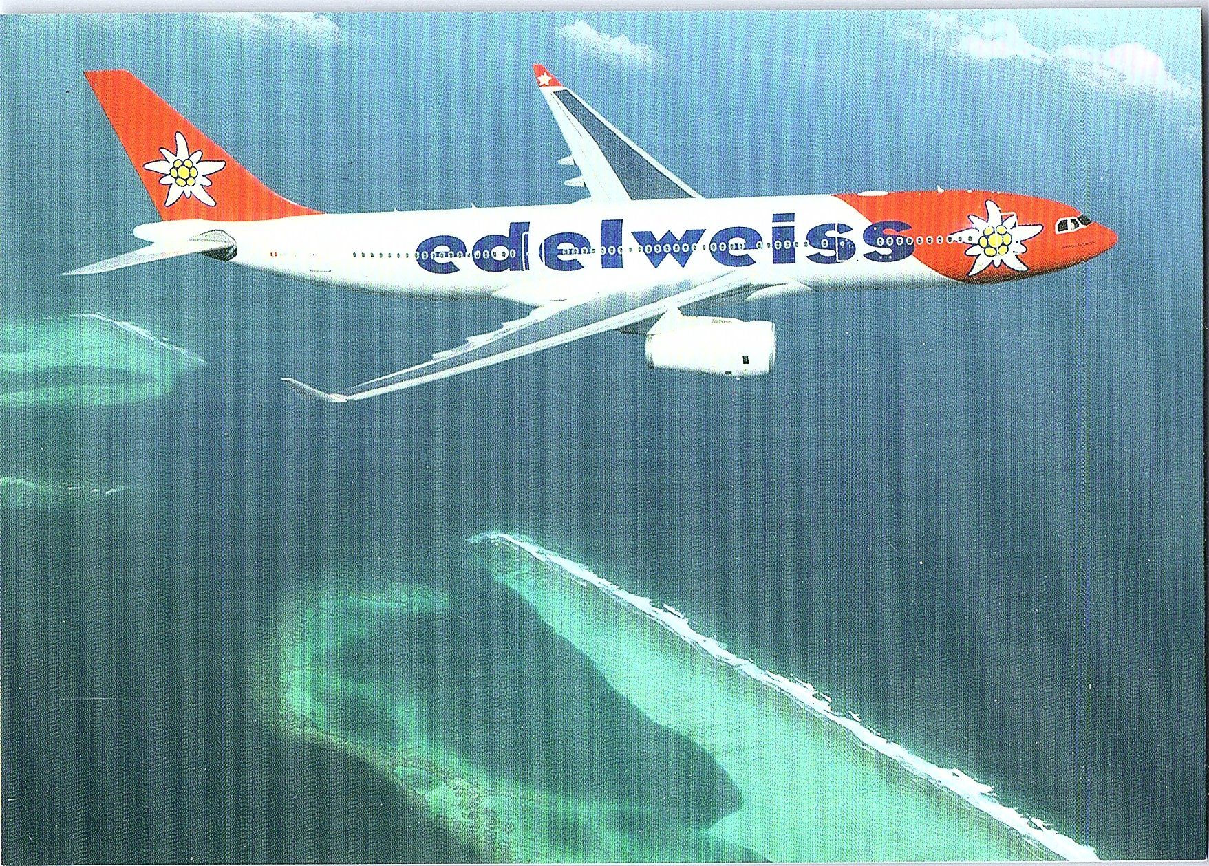 Ansichtskarten: AK airbus a320-243 edelweiss-air – Neu (gemäss Beschreibung) aus Würenlos von KKMeister