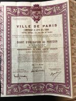 RARE - Obligation Ville de Paris 1948